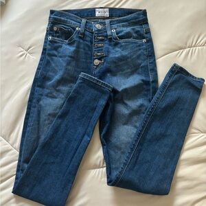 Medium Washed Hudson Skinny Jeans